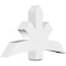 Ekena Millwork Davenport Architectural Grade PVC Gable Bracket, 48"W x 28"H x 6"D x 6"F, 14/12 Pitch GBP048X28X0606DAV00 - alternate 1